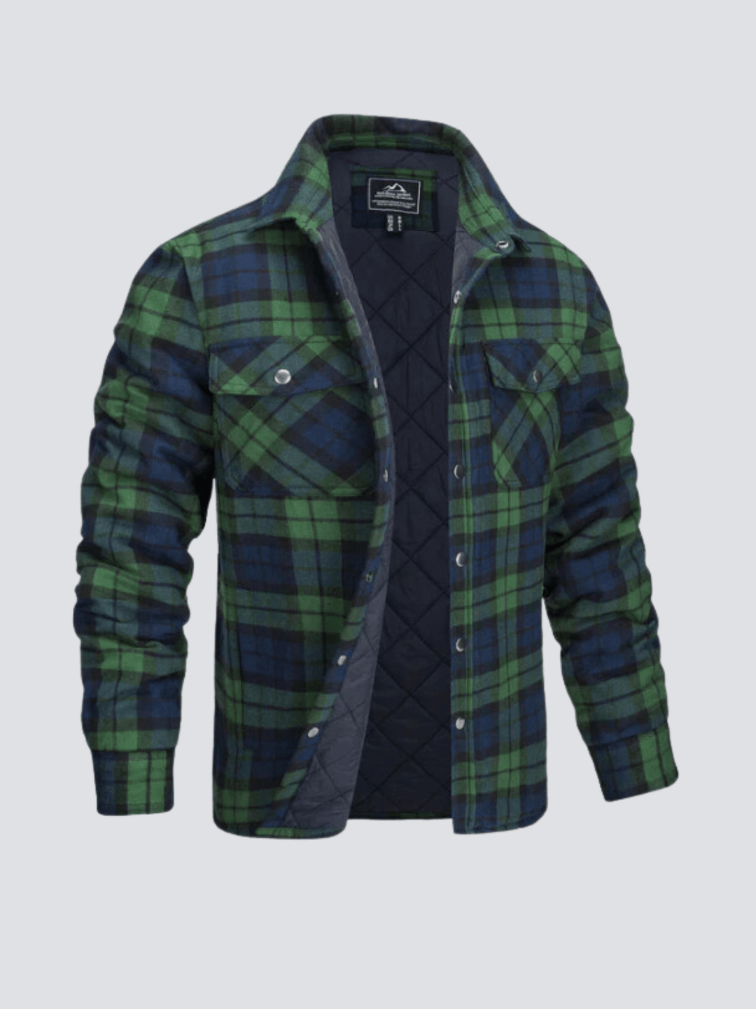 Iver - Gestreifte Flanelljacke