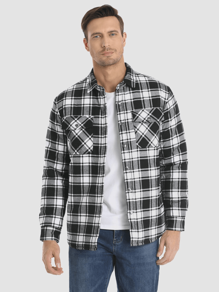 Iver - Gestreifte Flanelljacke