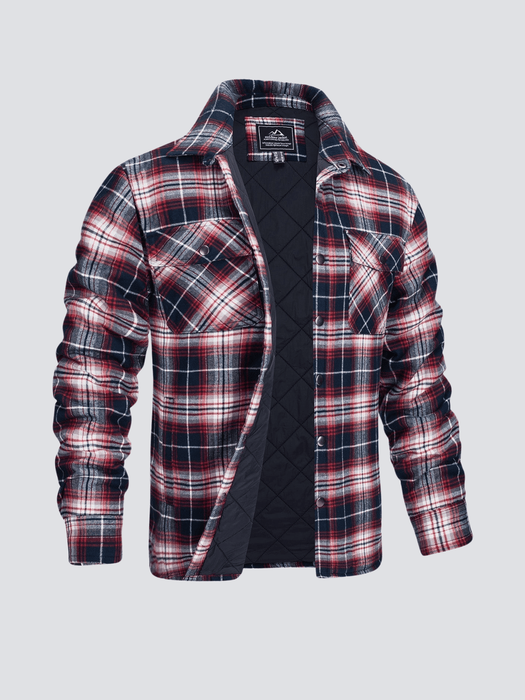 Iver - Gestreifte Flanelljacke