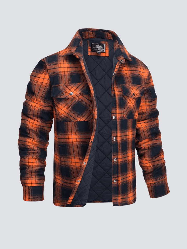 Iver - Gestreifte Flanelljacke