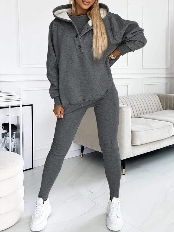 Scarlett – Lässiger und bequemer Sweatshirt-Anzug mit Kapuze