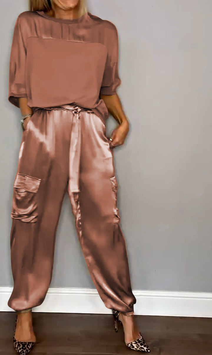 Jacqueline - Satin Set