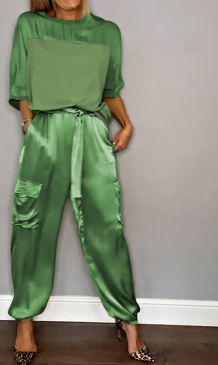 Jacqueline - Satin Set