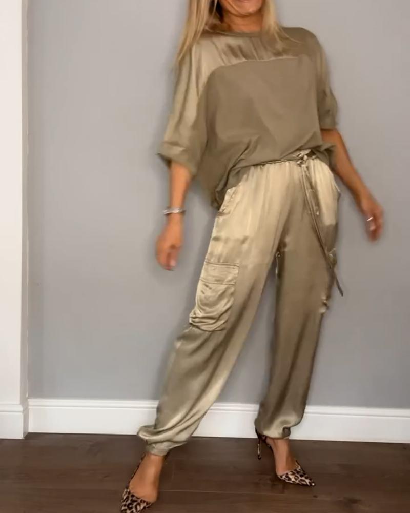 Jacqueline - Satin Set