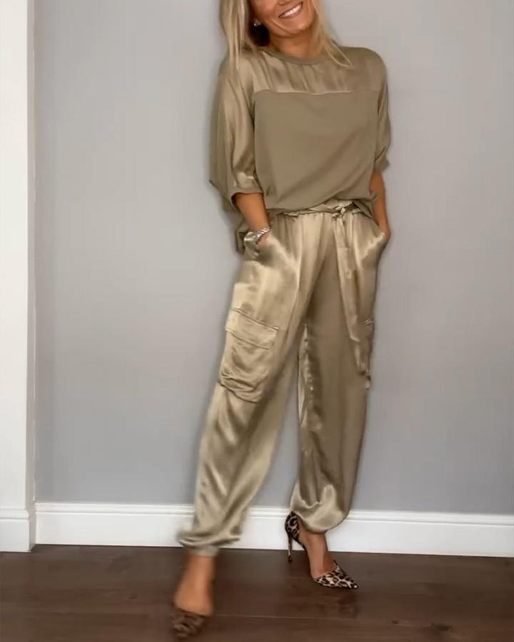 Jacqueline - Satin Set