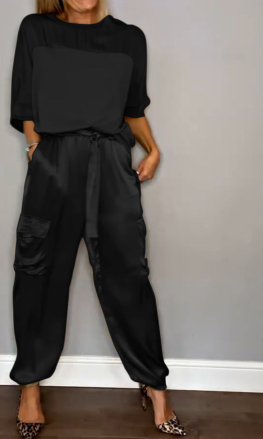 Jacqueline - Satin Set