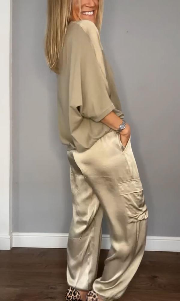 Jacqueline - Satin Set