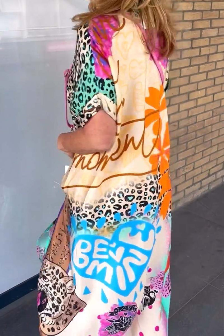 Meagan- Leopardenkleid