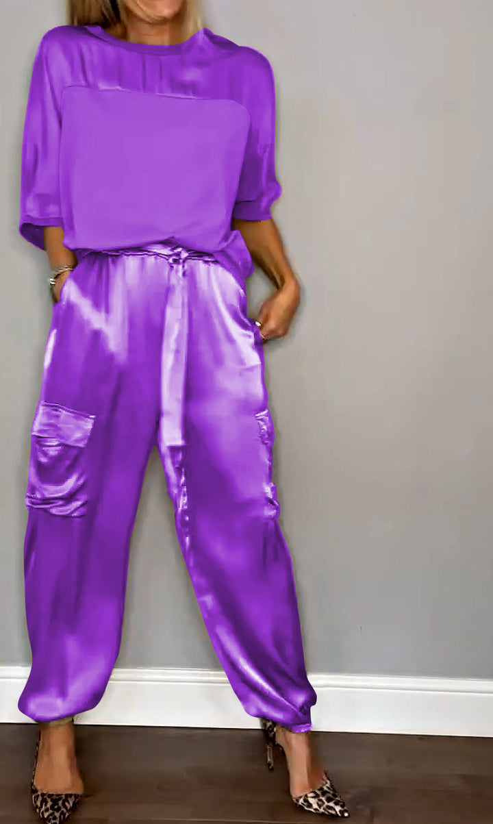 Jacqueline - Satin Set