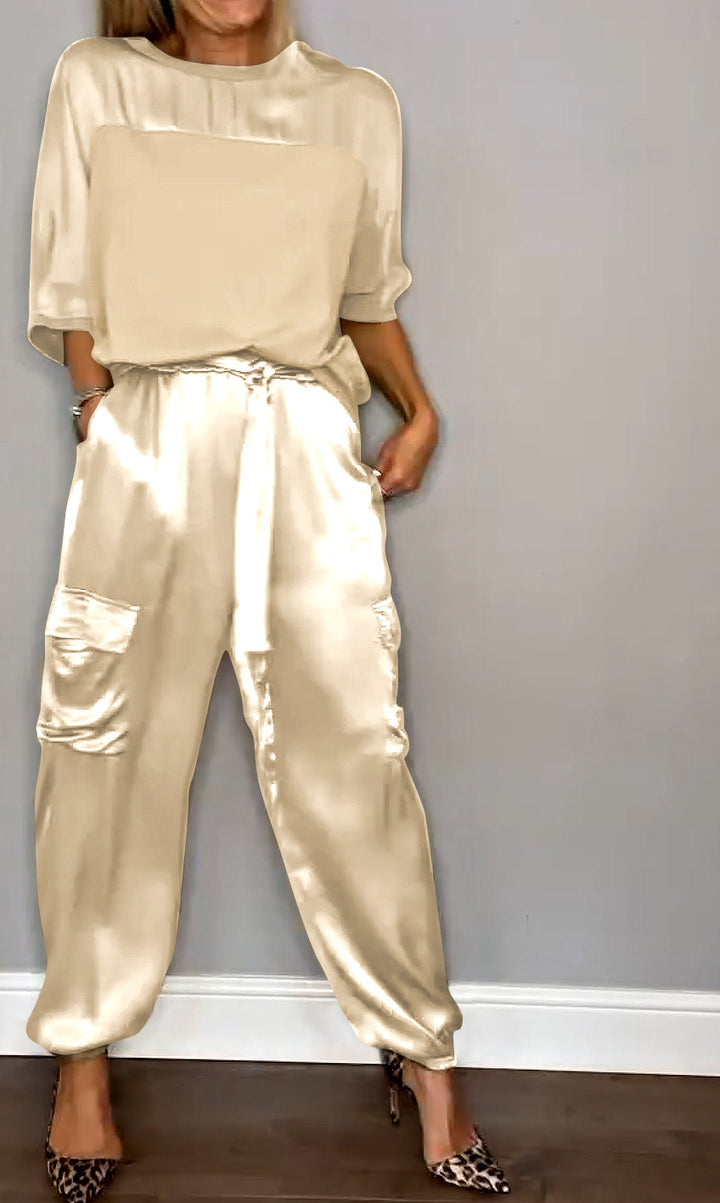 Jacqueline - Satin Set