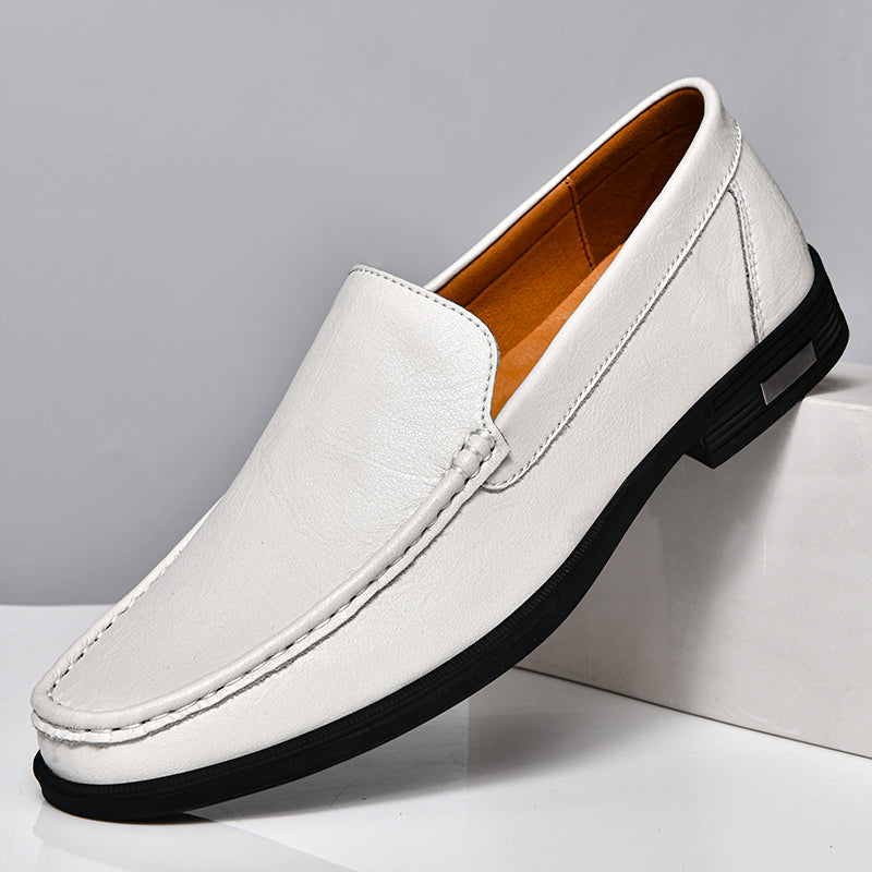 Xander – Glänzende Leder-Loafer