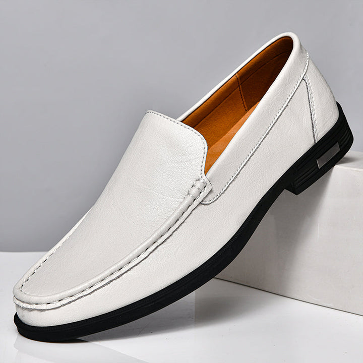 Xander – Glänzende Leder-Loafer