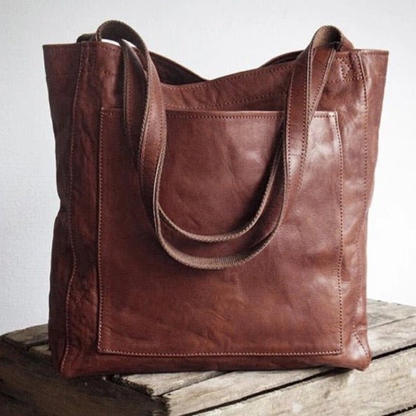 Silvia - Eleganter Shopper aus Leder