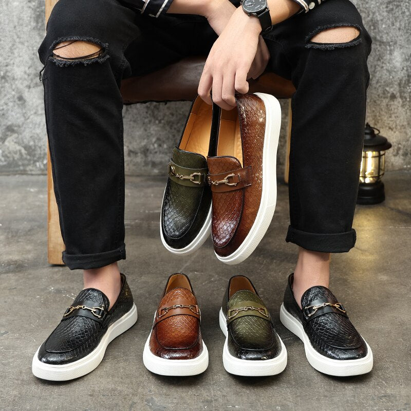 GIOVANNI - NoirVerde Couture Loafer
