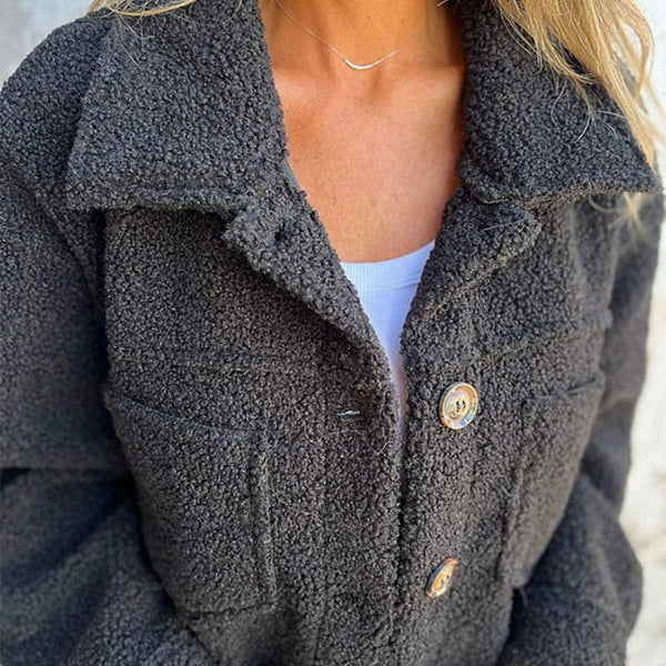 Dion - Kurze jacke mit Revers