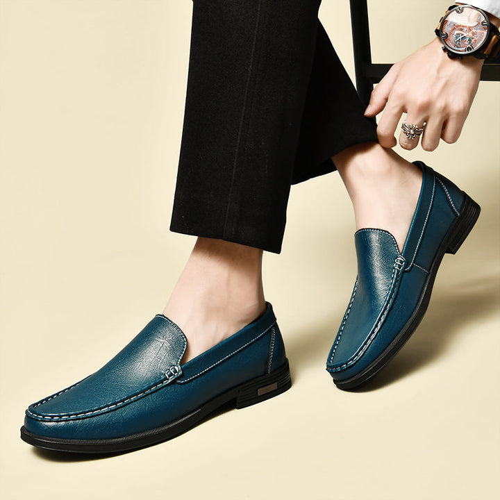 Xander – Glänzende Leder-Loafer