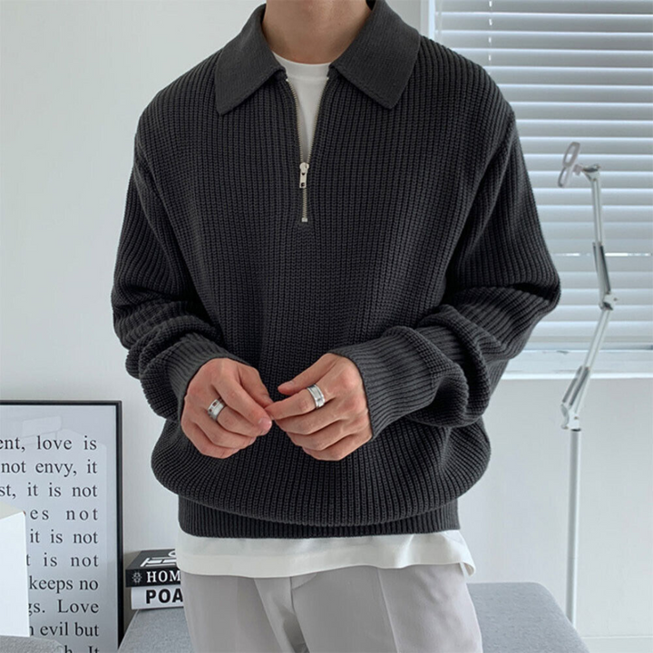 Tristan – Premium-Pullover-Poloshirt für Herren